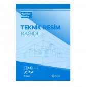 A4 Teknik Resim Defteri Dik 40 Yaprak Gürmat Antetli A-4 Teknik Resim Defteri 1 Adet - 2
