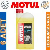 Motul Motocool Expert -37 °C 1 Lt - Motosiklet Sarı Antifriz (6 Adet) - 1