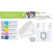 Nkp Kare Slim Elagance Metal Menteşeli Yavaş Kapanır Klozet Kapağı thumbnail 2