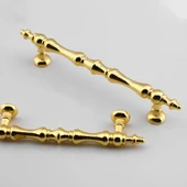 Mobilya Çekmece Mutfak Dolabı Dolap Kulpları Kulbu Kulpu Altın Gold Metal Kulp 96 mm-9.6 cm - 5