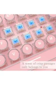 Sarftech Leaven Beyaz Daktilo Tarzı K550 Mavi Blue Switch Rgb Mekanik Klavye -su Geçirmez - 3