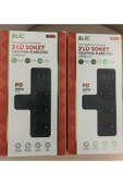 Blic Rose Teknoloji Ftr-12 Termal Akım Korumalı 3 Priz / 3 Usb / 1 Typec 20w Girişli Duvar Tipi 3 Lü Priz - 1