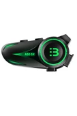 Sarftech 5X Eşleşmeli Grup Sürüş Telsizli Bluetooth 5.3 Motosiklet Kask Kulaklık Motorsiklet İntercom - 2