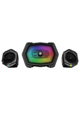 Kerasus 2 1 5w 3wx2 Rgb Gaming Wireless Bluetooth Kablosuz Hoparlör 2 1 Ses Sistemi Gaming Hoparlör - 4
