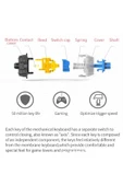 Sarftech Leaven K550 Blue Switch Rgb Mekanik Klavye Daktilo Tarzı-su Geçirmez - 8