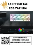 Sarftech T60 Siyah Rgb Uygulamalı Kırmızı Red Switch Gaming Klavye Rgb Kablolu Gaming Oyuncu Klavyesi - 3