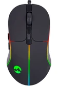Everest Rage-x3 Usb Siyah 7 Tuşlu Ledli 6400 Dpi Gaming Oyuncu Mouse - 1