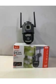 Sarftech Gece Görüşlü 2.4G Wifi Bağlantılı SD Kartlı 2+2 MP +4K Ultra HD Çift Lensli IP Kamera - 1