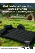 auhma Ab167 Şişme Yatak Seti | 12/24v Hava Pompa Hediyeli | Araç Içi - Kamp - Ev Kullanımı Için - 2
