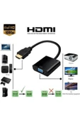 Shn Sesli Hdmı To Vga Kablo Çevirici Dönüştürücü Hdmi Vga Audio Dönüştürücü Hdmi In Vga Out - 1