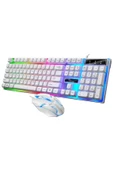 Sarftech Kablolu USB Türkçe Q Multi Fonksiyonlu 104 Tuş Reinbow Aydınlatmalı Gaming Oyuncu Klavye Mouse Set - 1