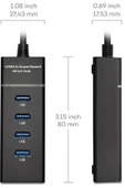 Sarftech 3.0 USB Çoğaltıcı 4 Port Yüksek Hızlı USB HUB Çoklayıcı Tüm Cihazlarla Uyumlu - 4
