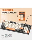 Sarftech Ziyoulang K3 Mekanik 104 Tuş Pro Gaming Reinbow Red Switch Hot Swappable Gaming Oyuncu Klavyesi - 5