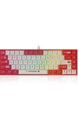 Sarftech AK680 Kablolu Red Switch Mekanik Klavye-Rainbow Aydınlatma Hot-Swap - 1