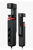 Sarftech Akım Korumalı Priz Masa Kenarı Ayarlanabilir 3 Priz + 2 USB + 1 Type C Girişli Priz - 2