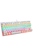 Sarftech Leaven Beyaz Daktilo Tarzı K550 Kırmızı Red Switch Rgb Mekanik Klavye -su Geçirmez - 5