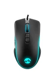 Everest SM-G56 CORAX Usb Siyah 7D Optik 7200dpi LED Işıklı Gaming Oyuncu Mouse - 2