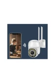 Sarftech 360 Derece Yönlendirilebilir Wifi Ip Su Geçirmez Iç Dış Mekan Kamera 32 Ledli 1080p Hd thumbnail 4