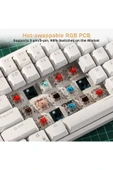 Leaven K620 Sarı Switch, Kablolu Mekanik Klavye-Hot Swap-Rainbow Aydınlatmalı - 3