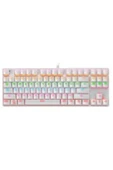 Sarftech Leaven K550 İngilizce Q Klavye Led RGB Kablolu Siyah Red Switch Mekanik Oyuncu Klavyesi - 6