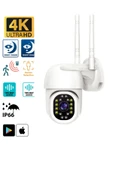 Sarftech Dış Ve Iç Mekan 360° Gece Görüş Sensörlü Harekete Duyarlı 1080p 4k Ip Güvenlik Kamerası - 1