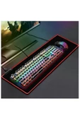 Sarftech 70x30 Rgb Mouse Pad Led Işıklı Speed Yüzey Su Geçirmez Gamepad Baskısız Siyah Renk Gaming Mousepad - 5