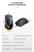 Sarftech Siyah Rgb 7 Tuşlu Drag Click 7.200Dpi Makrolu Yazılım App Destekli Gaming Oyuncu Mouse - 6