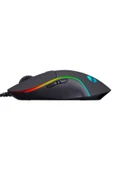 Everest Rage-x3 Usb Siyah 7 Tuşlu Ledli 6400 Dpi Gaming Oyuncu Mouse - 4