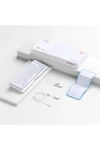 Sarftech K68se %65 Sade Tasarım Usb Beyaz Mekanik Red Switch Gaming Oyuncu Klavyesi Aparat Hediyeli - 3