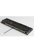 Sarftech Siyah K50 Full RGB Kırmızı Red Switch Q Gaming Tam Mekanik Kablolu Oyuncu Klavyesi - 4