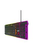 Sarftech Daktilo Model Zarif Tasarım Gaming Klavye Reinbow Işıklı Daktilo Kablolu Q Klavye Bkb10 - 2