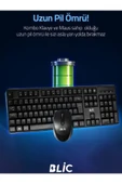 Sarftech BKB1 Siyah Türkçe Q Ev Ofis Kullanıma Uygun Kablosuz Klavye Mouse Set - 5
