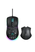 Sarftech Rgb 7 Tuşlu 12.800dpi Makrolu Yazılım App Destekli Değiştirilebilir Başlıklı Gaming Oyuncu Mouse - 2