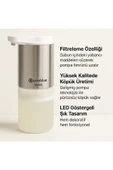 oneblue Hs500 Sensörlü Sıvı Sabunluk – 330 Ml, Köpük Ve Sıvı Sabun Uyumlu, Paslanmaz, - 4