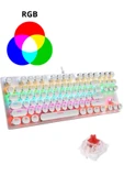 Sarftech Leaven K550 Blue Switch Rgb Mekanik Klavye Daktilo Tarzı-su Geçirmez - 1