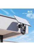 Sarftech 4G 7.5W Solar IP Kamera Çift Ekran 2+2MP Ultra HD Gece Görüşlü Su Geçirmez IP Güvenlik Kamerası - 5