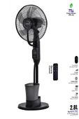 Sarftech 16'' Buharlı Vantilatör Kumandalı 75W Nemlendiricili Fan Zaman Ayarlı Ultra Sessiz Vantilatör - 1