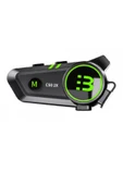 Sarftech 2X Bağlantılı Telsizli Bluetooth 5.3 Motosiklet Kask Kulaklık Intercom Işıklı Motorsiklet Interkom - 2