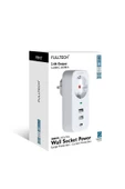 Sarftech Akım Korumalı Akıllı Priz 2 USB Girişi + 1 TYPE-C Girişli Priz - 1