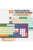 Sarftech Ziyoulang K3 Mekanik 104 Tuş Pro Gaming Reinbow Red Switch Hot Swappable Gaming Oyuncu Klavyesi - 6