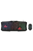 Everest Kmx-88 Usb Kablolu Siyah Gaming Q Klavye Mouse Set - 1
