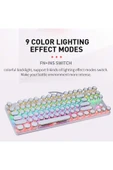 Sarftech Leaven K550 Blue Switch Rgb Mekanik Klavye Daktilo Tarzı-su Geçirmez - 3