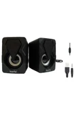 Sarftech Bilgisayar Hoparlörü RGB Led Işıklı Gaming Oyuncu Hoparlörü 3.5mm Jack Usb Speaker 1+1 Ses Sistemi - 5