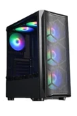 Sarftech Q-ss2 4x12cm Rainbow Atx Kasa Aydınlatmalı Gaming Oyuncu Bilgisayar Kasası - 1