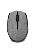 Sarftech Gri Kablosuz USB 2.4Ghz Terletmez Kumaş Fabric Yüzey 1.200Dpi Hafif Kablosuz Mouse - 2