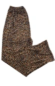 Kadın Bej Leopar Desenli Pijama Altı Milan -3010 - 2