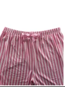 Kadın İnce Beyaz Çizgili Pijama Altı Milan -3010 - 3