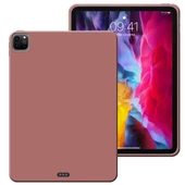 Apple iPad Pro 12,9 inç 5. Nesil Uyumlu A2378 , A2461 , A2379 Rubber Yıkanabilir Silikon Kılıf thumbnail 6