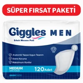 Giggles Erkek(Men) Mesane Pedi (Bladder Pad) 120 Adet - 1