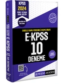 Pegem 2024 E-KPSS Ortaöğretim-Ön Lisans 10 Deneme - 1